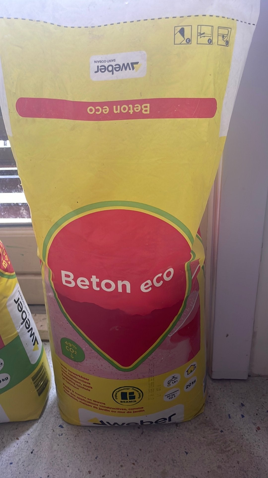 Beamix beton eco, Ophalen, Zo goed als nieuw, Beton
