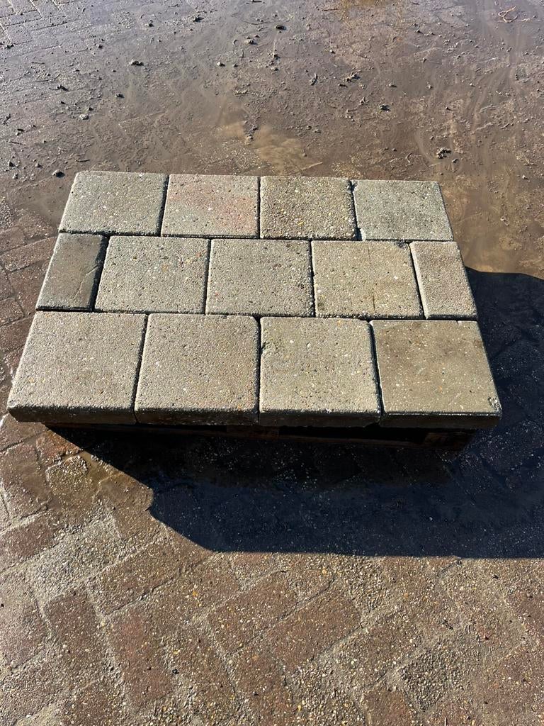 Troitoir tegels (zwaarverkeer ), Tuin en Terras, Ophalen, Gebruikt, Beton