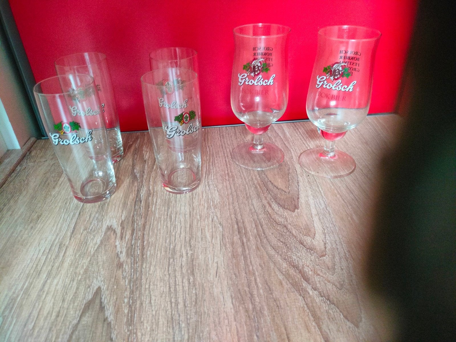 Grote Grolsch verzameling: glazen, viltjes, flessen en meer, Ophalen of Verzenden, Gebruikt, Overige typen