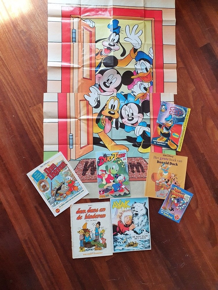 STRIPBOEKEN -  DONALD DUCK   -  AYAK  - JAN, JANS, Eén stripboek, Ophalen of Verzenden, Gelezen