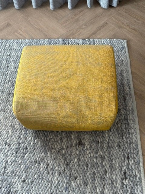 leolux hocker (Poef), Huis en Inrichting, Ophalen, 50 tot 75 cm, Zo goed als nieuw, Leer