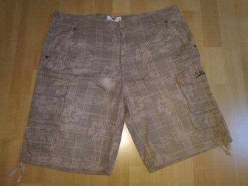 Ruitjes bermuda *Culture Sud*, Beige, Ophalen of Verzenden, Gedragen, Maat 56/58 (XL)