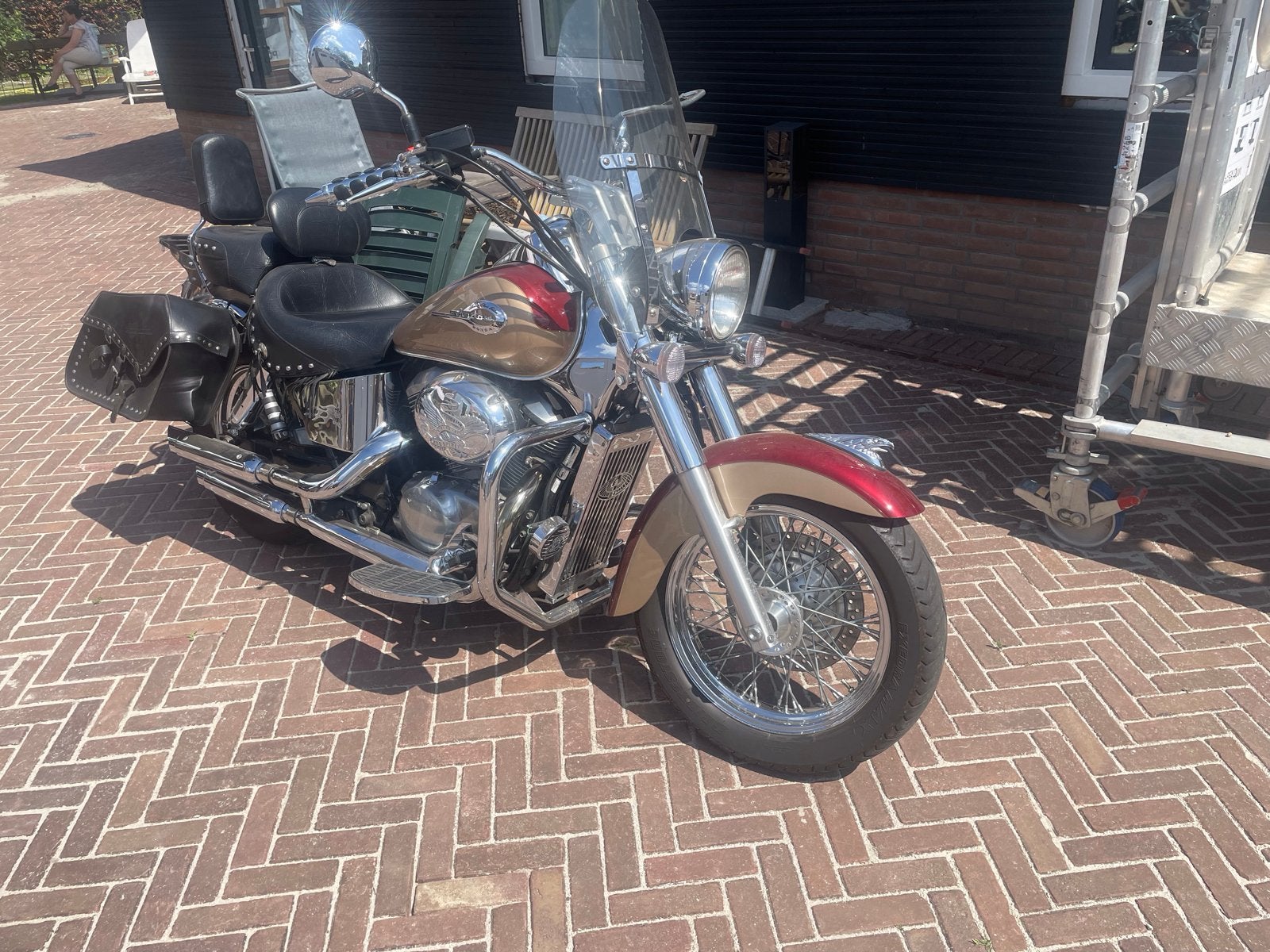 Honda Shadow Chopper - Klassieke stijl, comfortabel rijden, 2 cilinders, Gebruikt, Particulier, Meer dan 35 kW