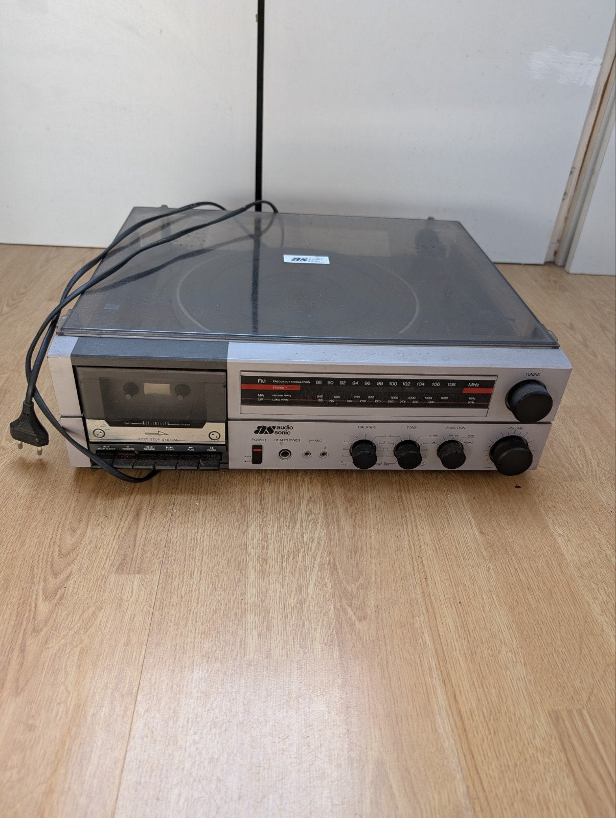 Sonic platenspeler met cassette, Ophalen of Verzenden, Overige merken