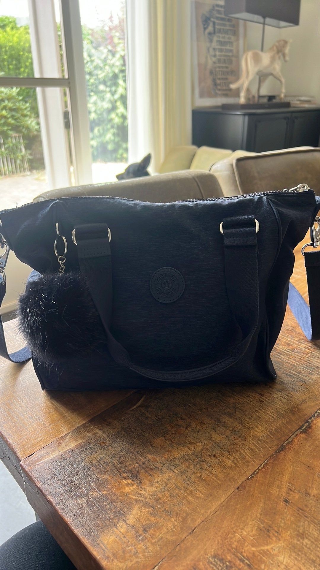 KIPlING tas blauw, Ophalen of Verzenden, Gebruikt, Blauw, Schoudertasje