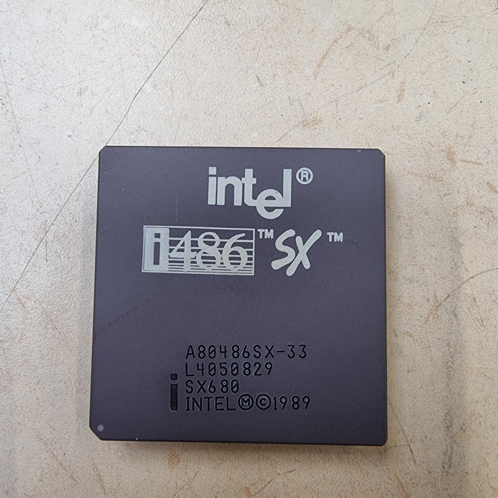 Intel i486 SX-33 Processor - Vintage CPU, Gebruikt, Verzenden, Minder dan 2 Ghz, PGA168