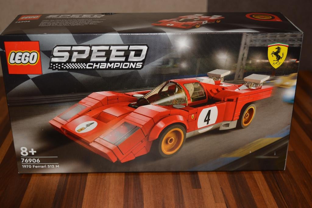 LEGO Speed Champions 76906 Ferrari 512 M Gloednieuw & Sealed, Lego, Nieuw, Complete set, Ongeopend/sealed