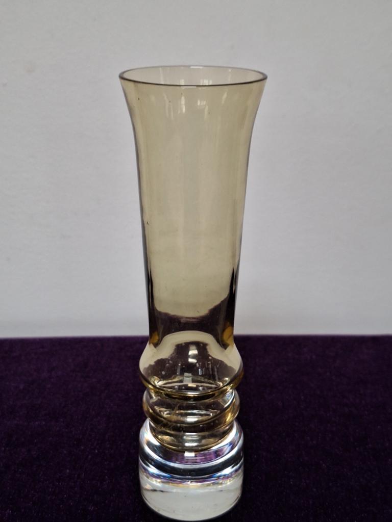 Bo Borgstrom Aseda Glasbruk Vaas - Space Age -Design, Antiek en Kunst, Ophalen of Verzenden