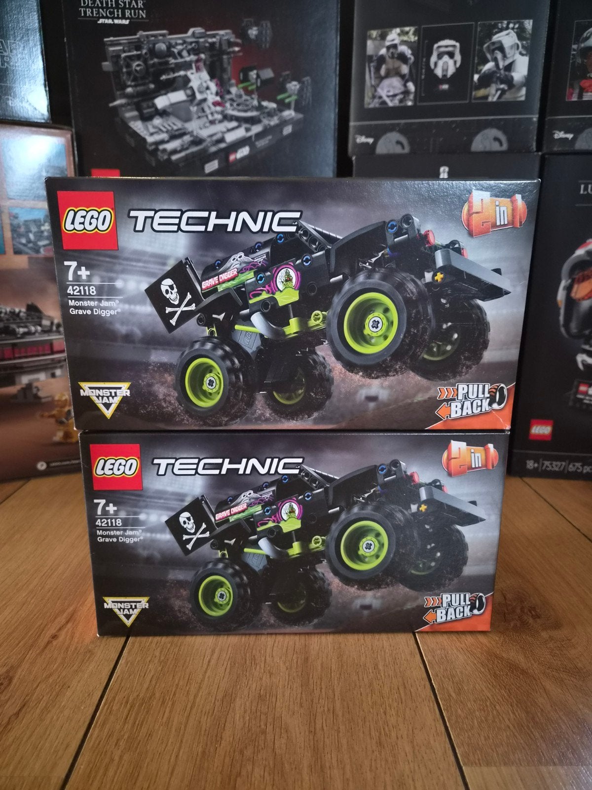 LEGO Technic 42118 Monster Jam Grave Digger (2 stuks), Ongeopend/sealed, Lego, Nieuw, Ophalen of Verzenden