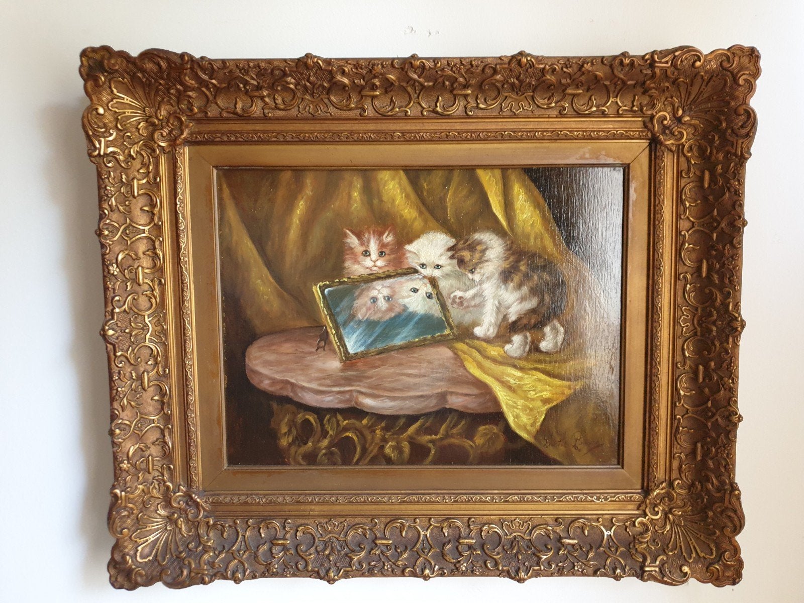 Poezen schilderijen, Antiek en Kunst, Kunst | Schilderijen | Klassiek, Ophalen