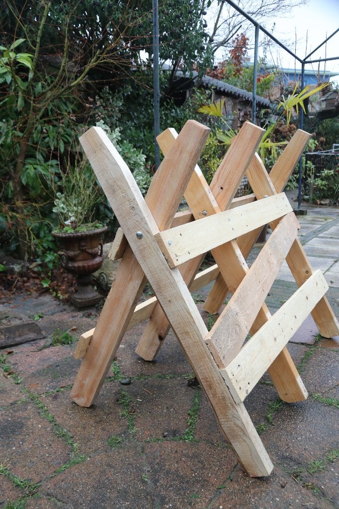 Houten zaagbokken, Minder dan 3 m³, Ophalen of Verzenden