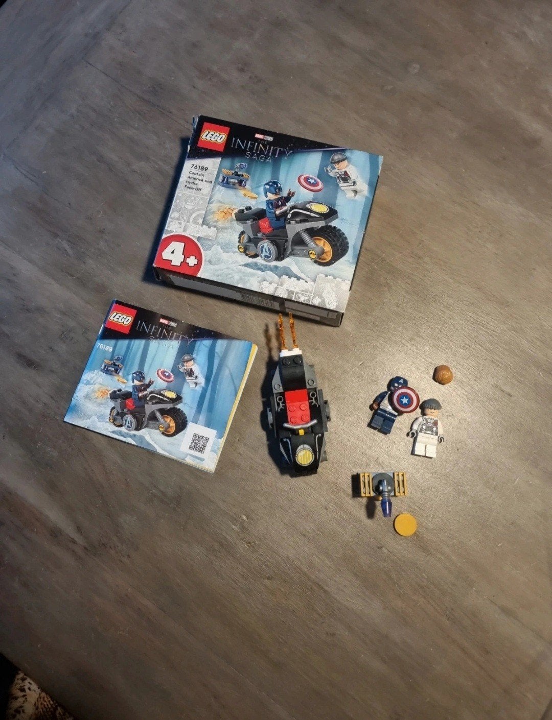 Lego Marvel Captain America en Hydra Face-Off (76189), Marvel, Lego, Ophalen of Verzenden, Zo goed als nieuw