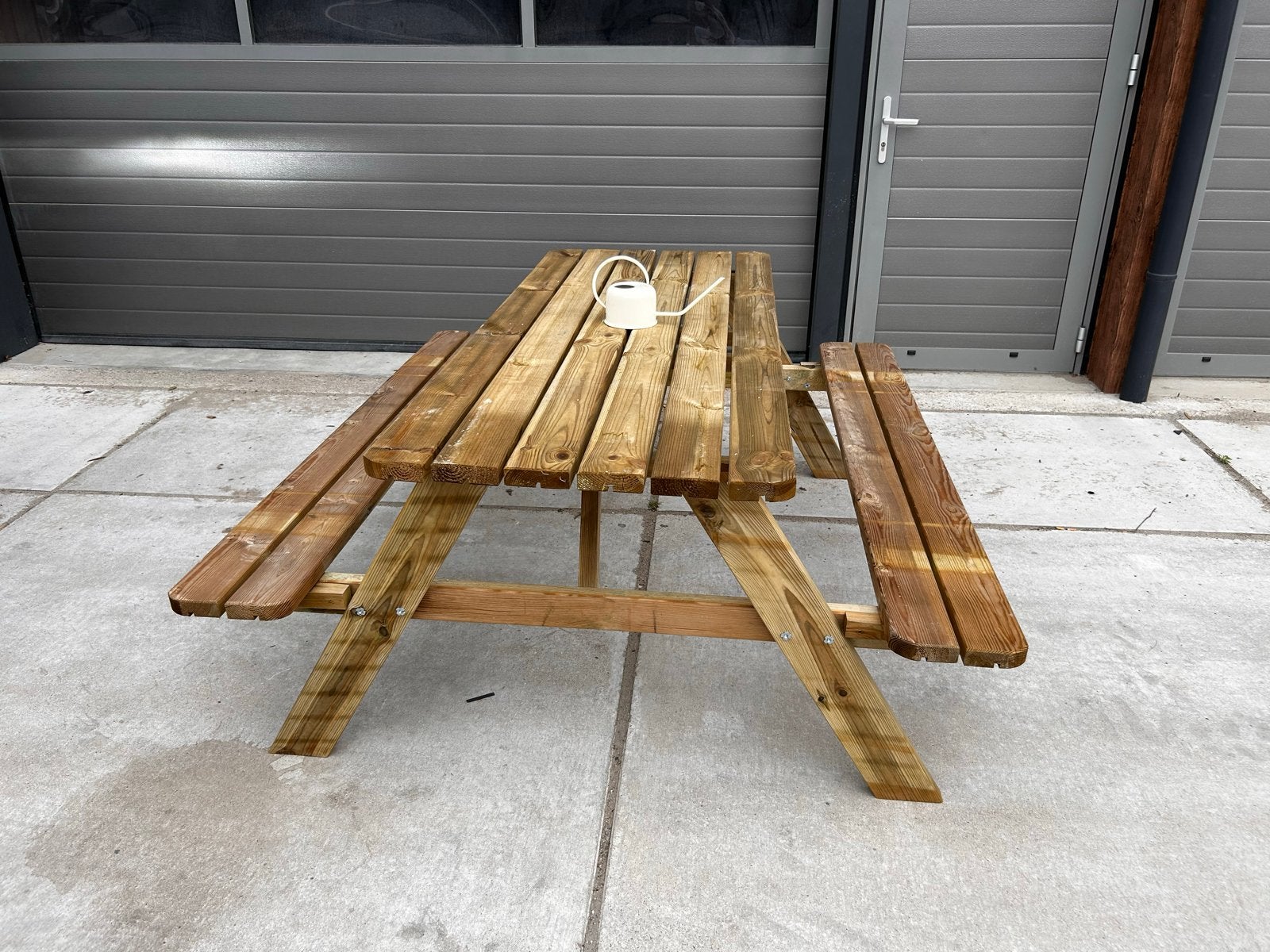 Robuuste picknicktafel 180 cm - FSC grenenhout, Ophalen, ., Nieuw, .