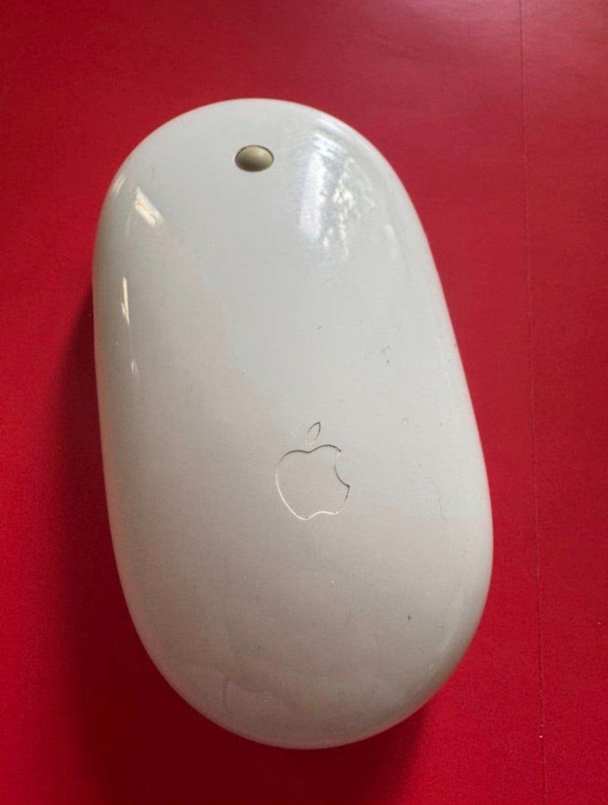 Apple Mighty Mouse A1197 - Draadloze Muis, Computers en Software, Muis, Ophalen of Verzenden, Draadloos, Linkshandig
