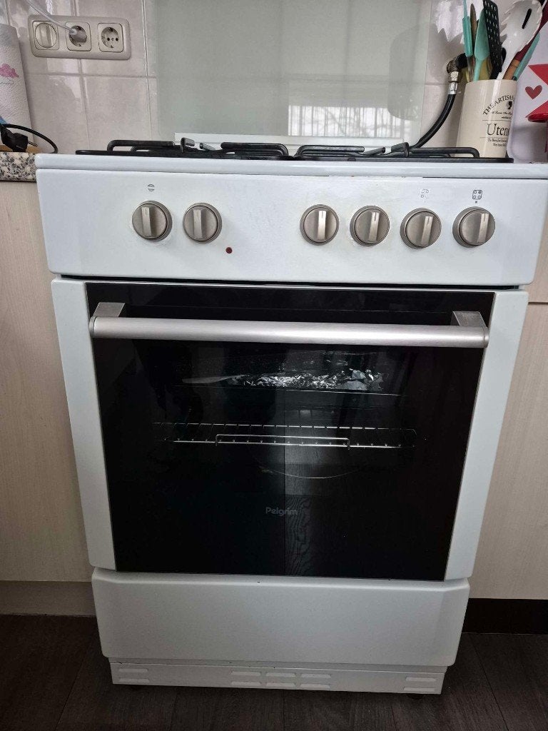 Pelgrim gasfornuis, Witgoed en Apparatuur, Ophalen, Gebruikt, Grill, 4 kookzones