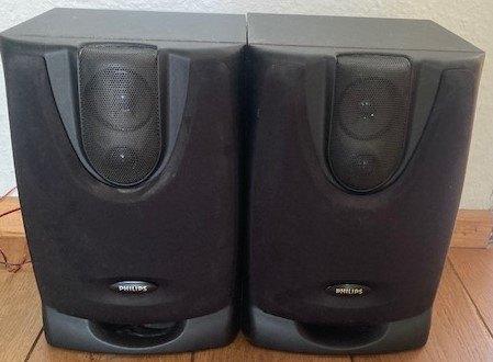 Aangeboden 2 Philips speakers, Ophalen, Minder dan 60 watt, Philips