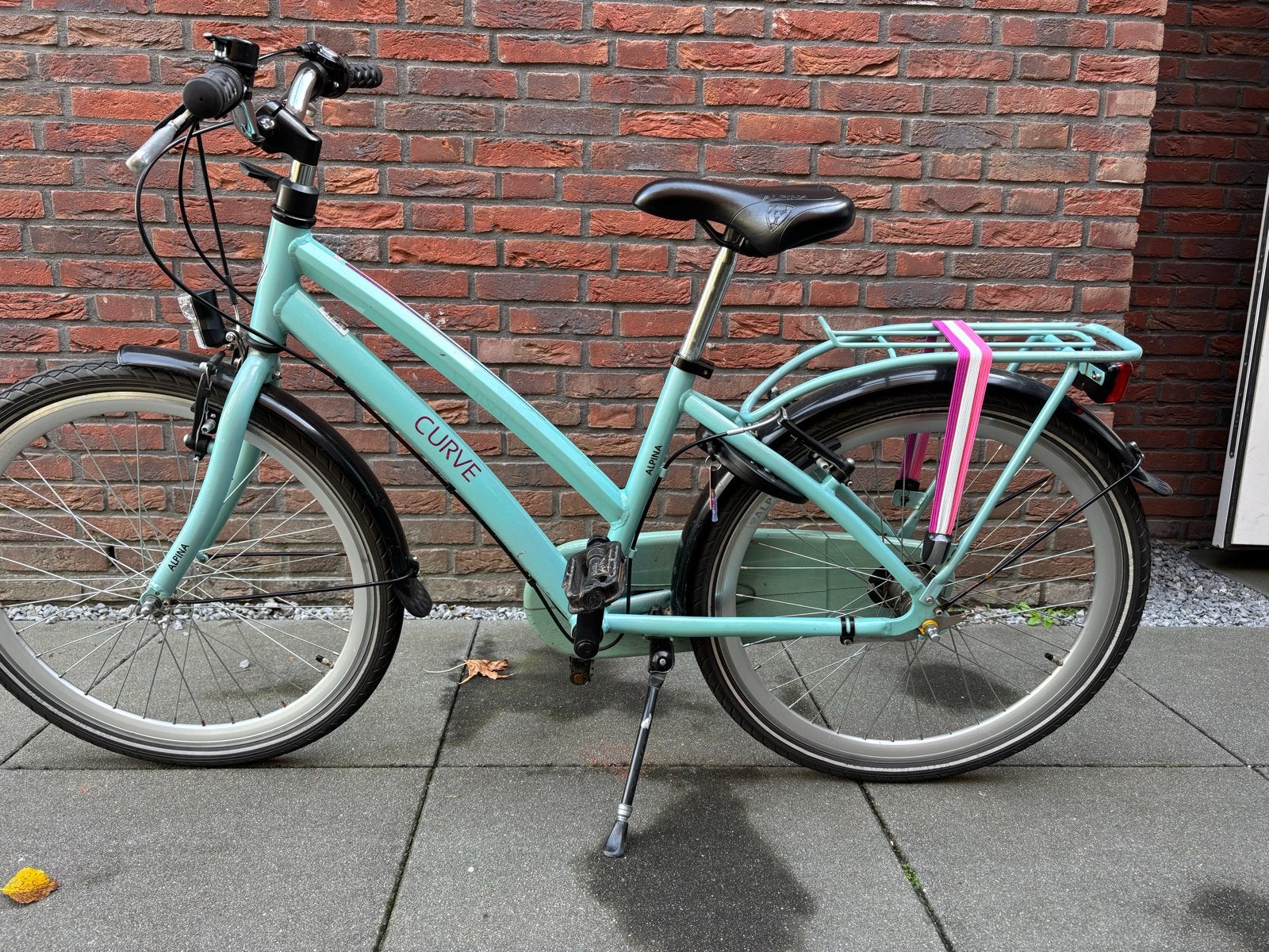 Alpina Curve Meisjesfiets 24 inch, Ophalen, Terugtraprem, Versnellingen, Gebruikt