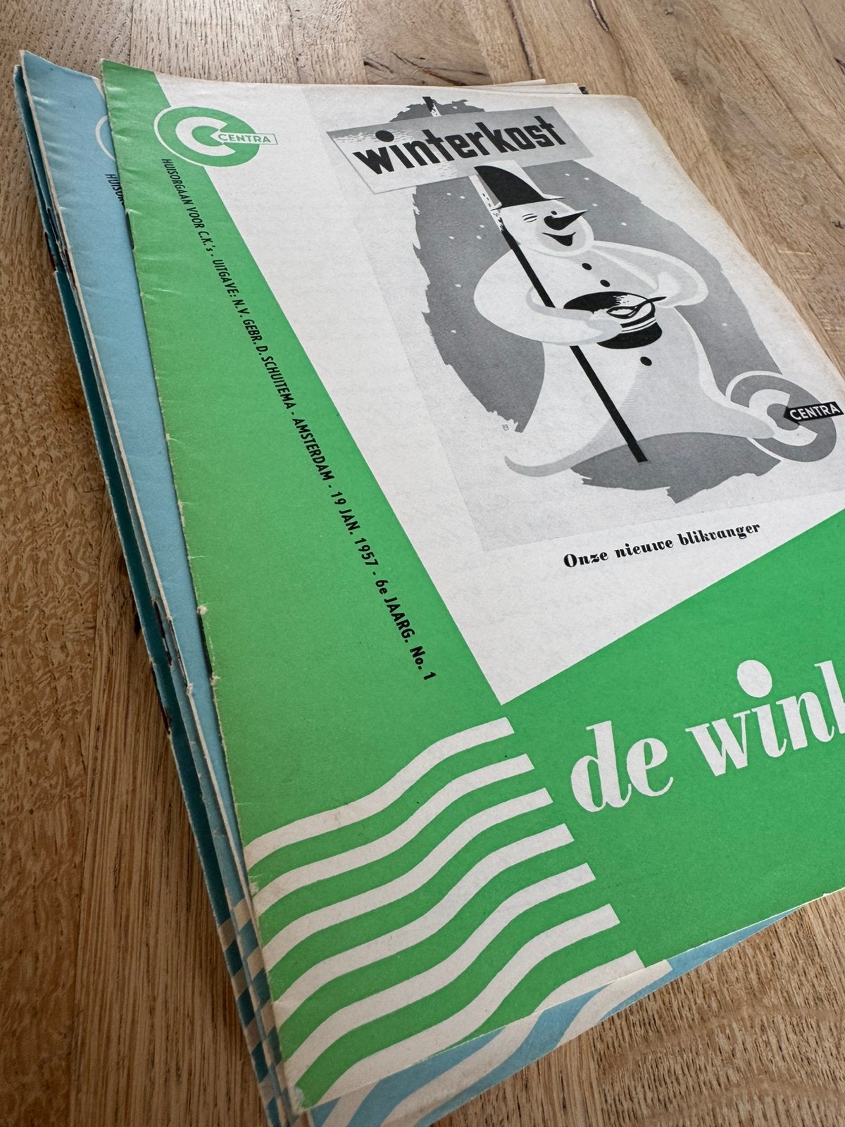 Tijdschrift De Winkelbel 1957 Centra, Verzenden, 1940 tot 1960, Tijdschrift