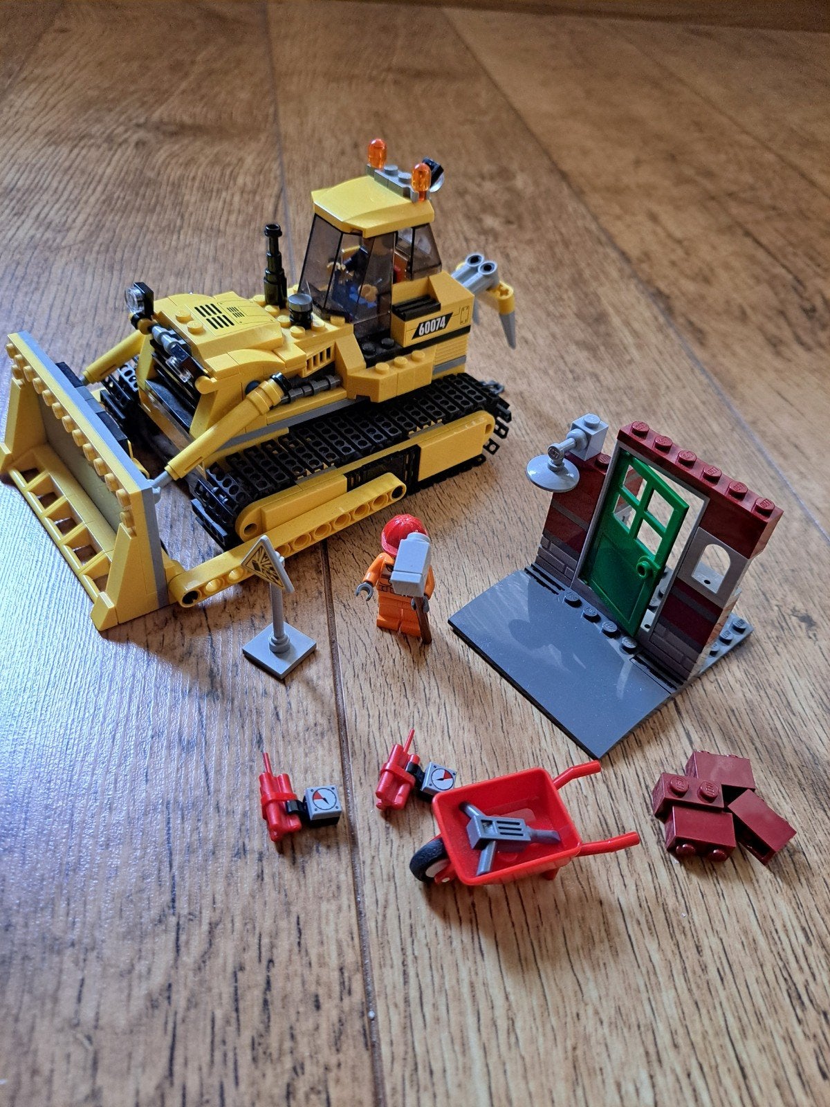 Lego City 60074 Bulldozer met minifiguur en accessoires, Kinderen en Baby's, Speelgoed | Duplo en Lego, City, Lego, Ophalen of Verzenden