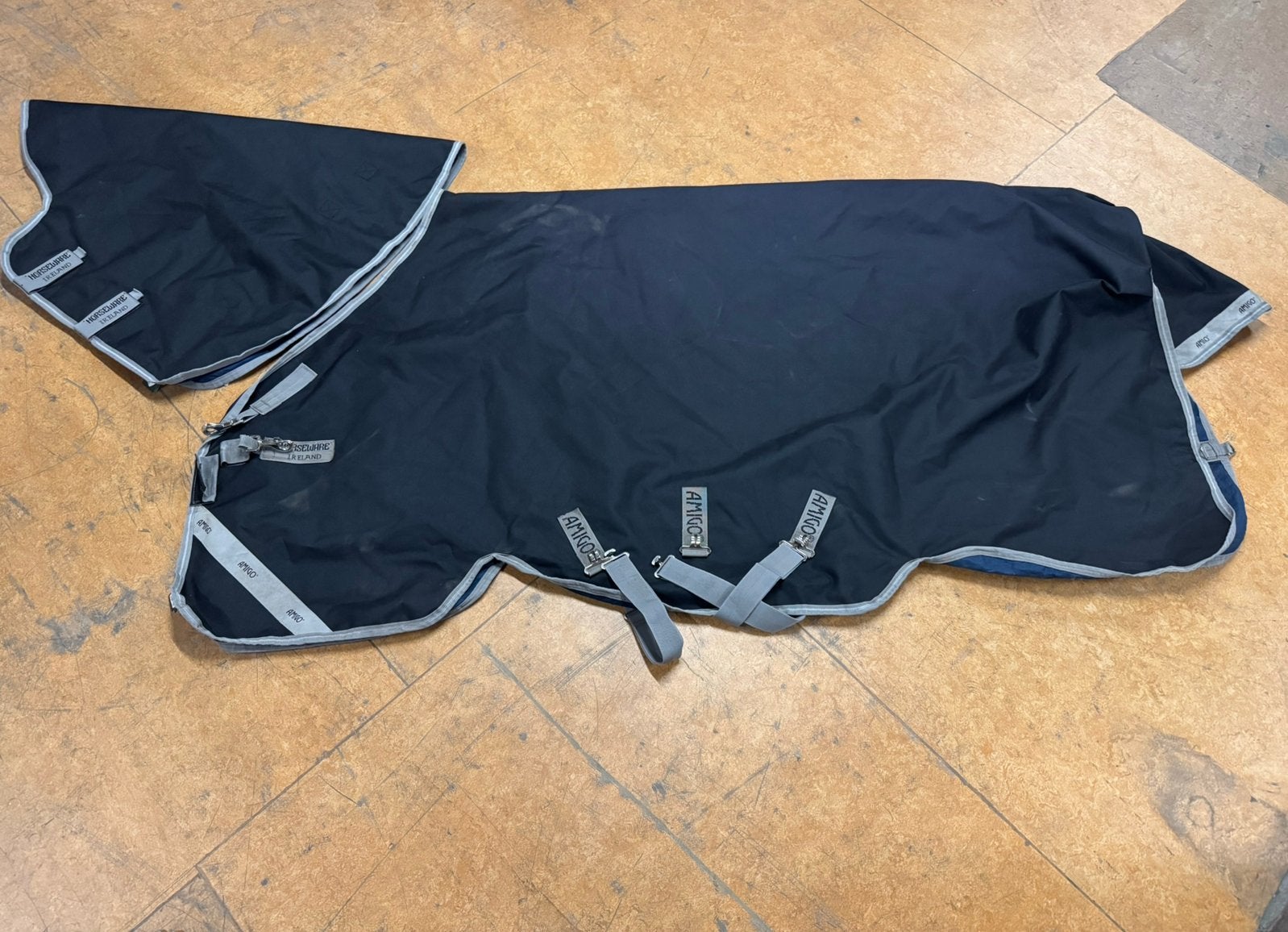 Amigo regendeken met hals 206 cm 50 g, Gebruikt, Extra Full (XL), Ophalen of Verzenden, 50 g