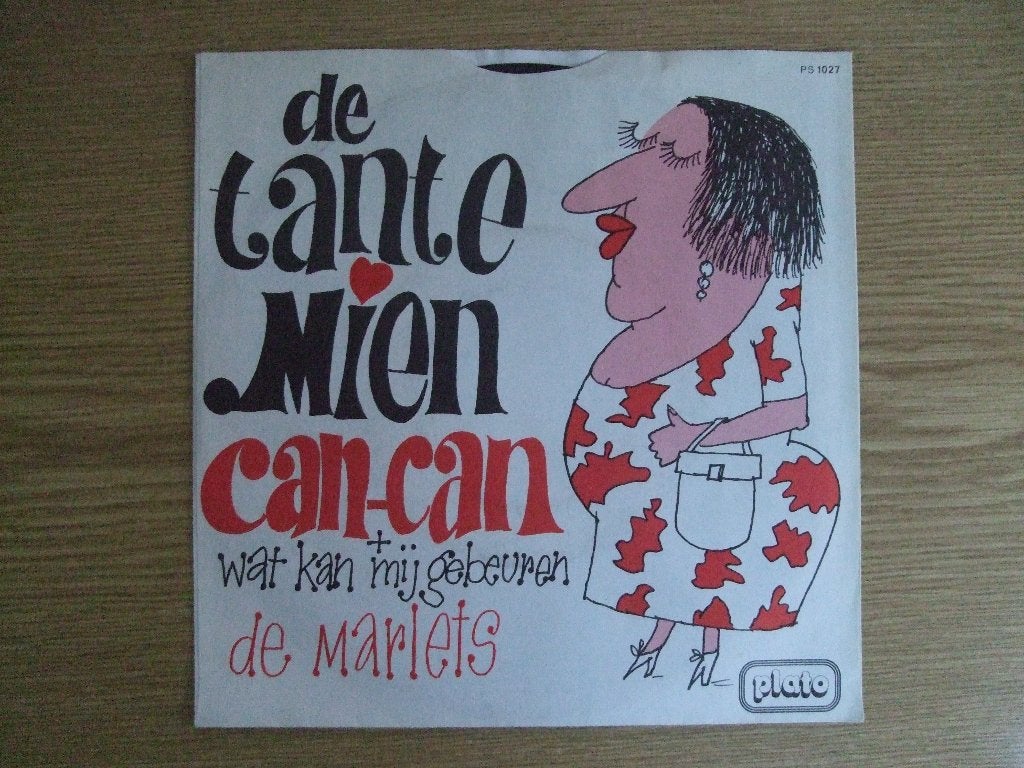 DE MARLETS    DE TANTE MIEN CAN-CAN / WAT KAN MIJ GEBEUREN, 7 inch, Ophalen of Verzenden, Zo goed als nieuw, Nederlandstalig