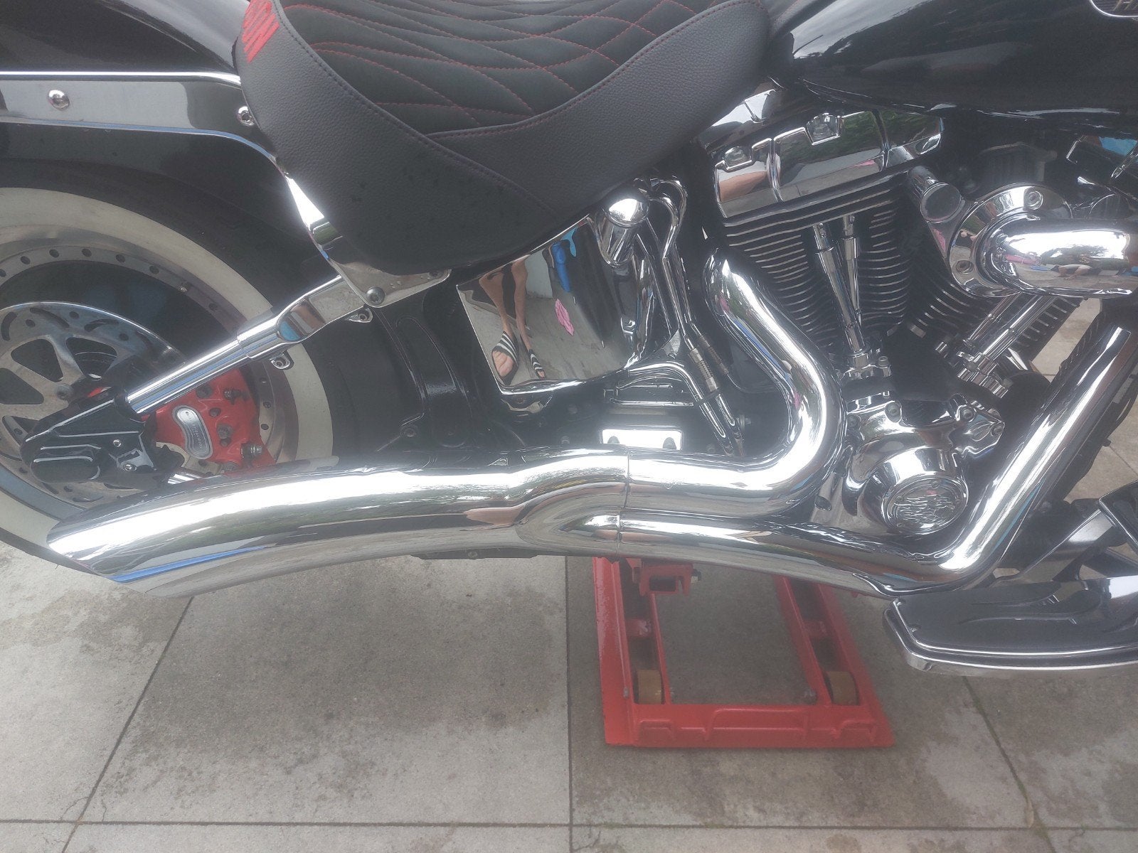 harley davidson  fatboy  moet nu weg, Ophalen of Verzenden, Zo goed als nieuw