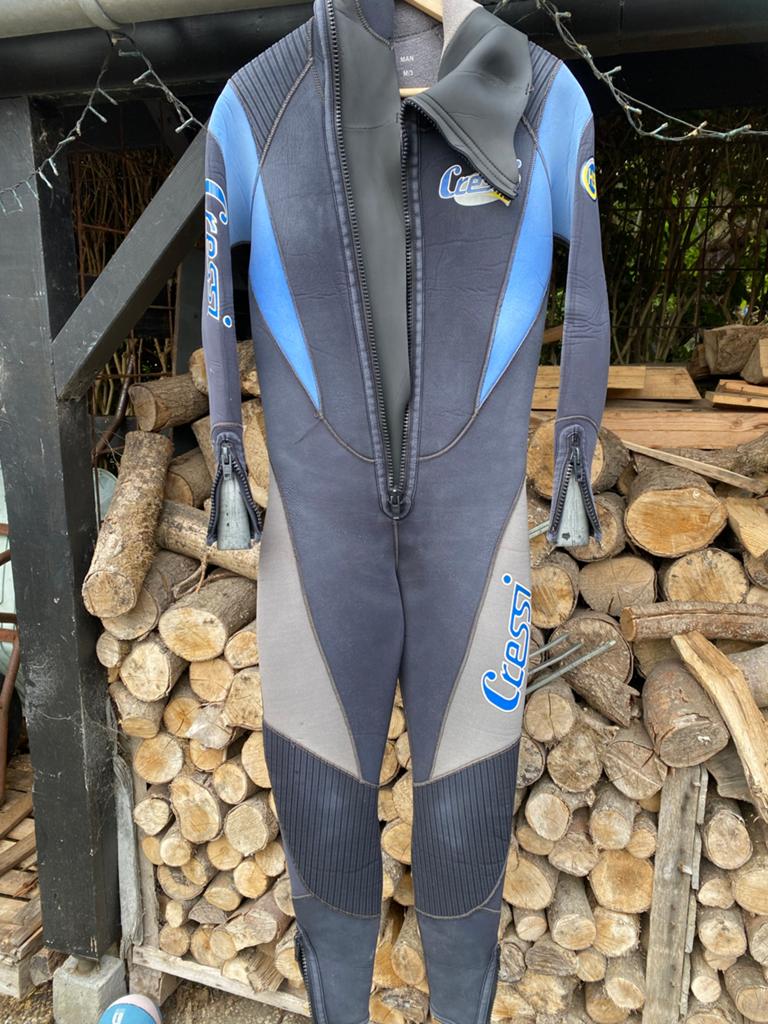 Cressi Wetsuit Heren M/3 - Ideaal voor Duiken/Snorkelen, Watersport en Boten, Watersportkleding, Ophalen of Verzenden, Gebruikt