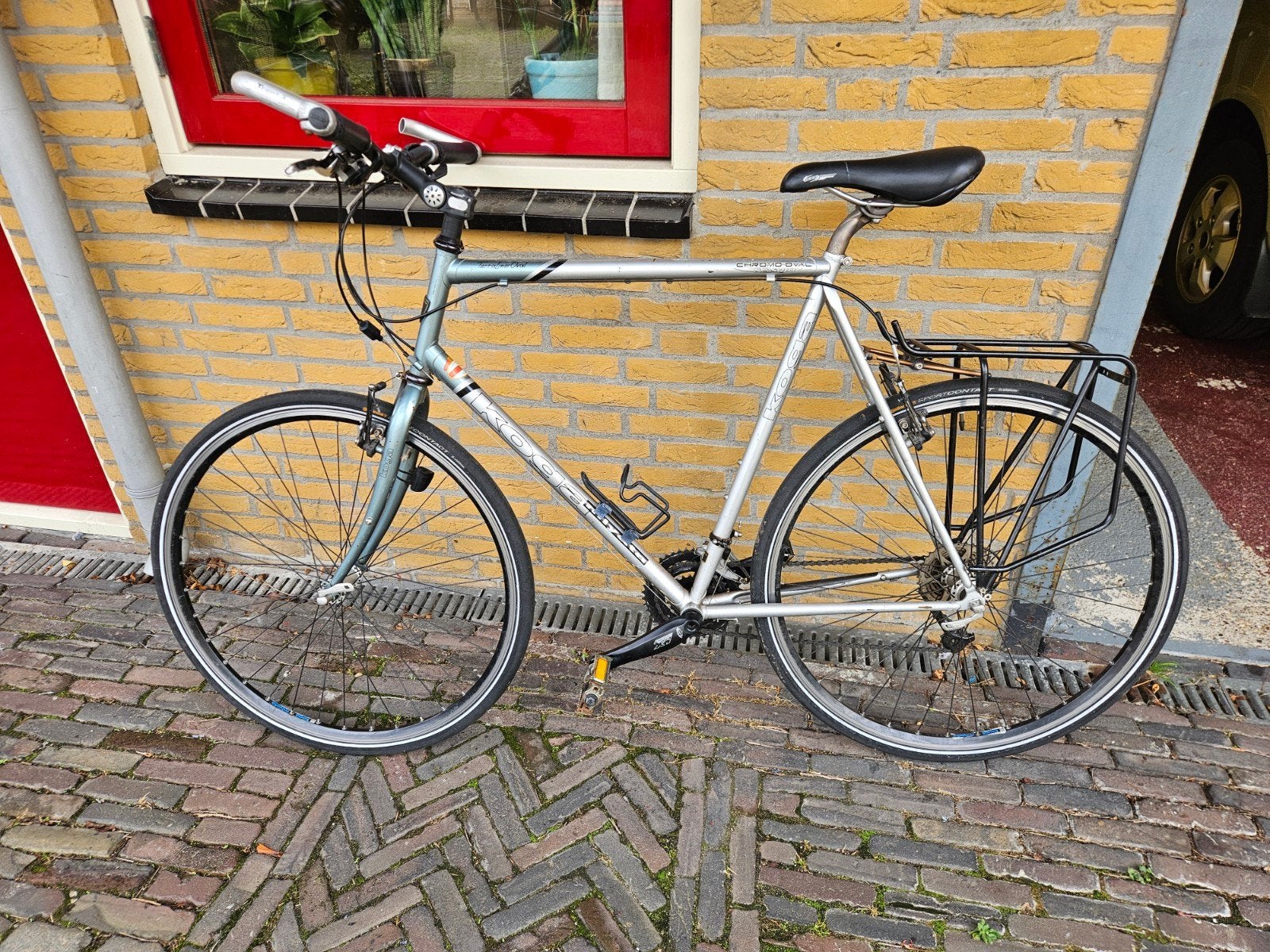 Koga Miyata TerraLinerOval Herenfiets grijs 63cm, Ophalen, 28 inch, Gebruikt, Velgrem