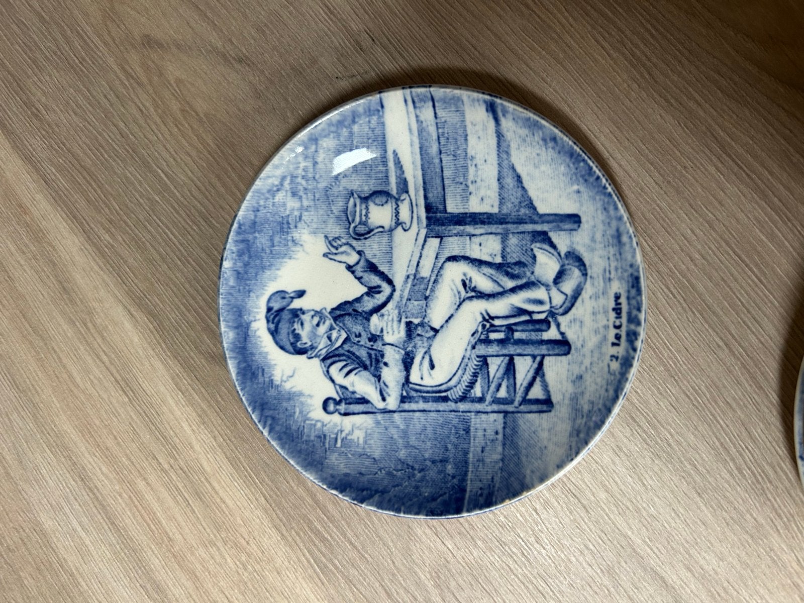 Vintage Delfts Blauwe Minibordjes / Onderzetters -8 stuks, Ophalen