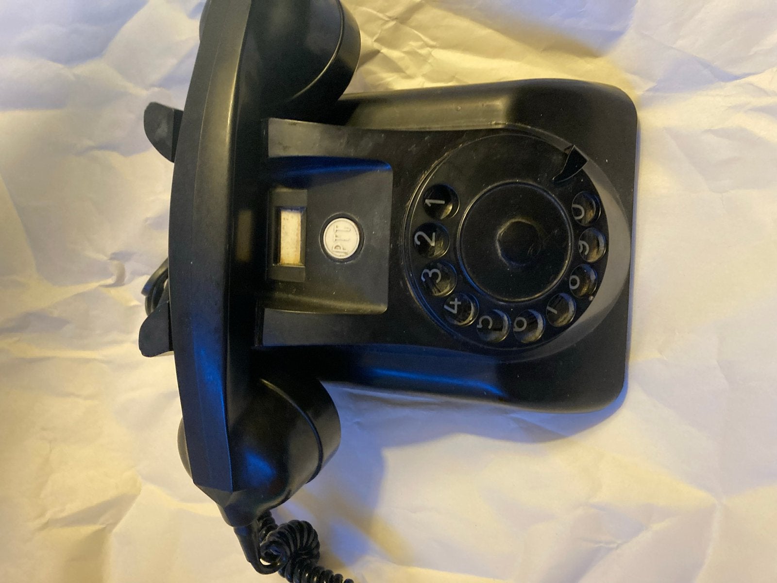 Vintage PTT Bakelieten Telefoon met Draaischijf, Telecommunicatie, Vaste telefoons | Niet Draadloos, Ophalen of Verzenden, Gebruikt