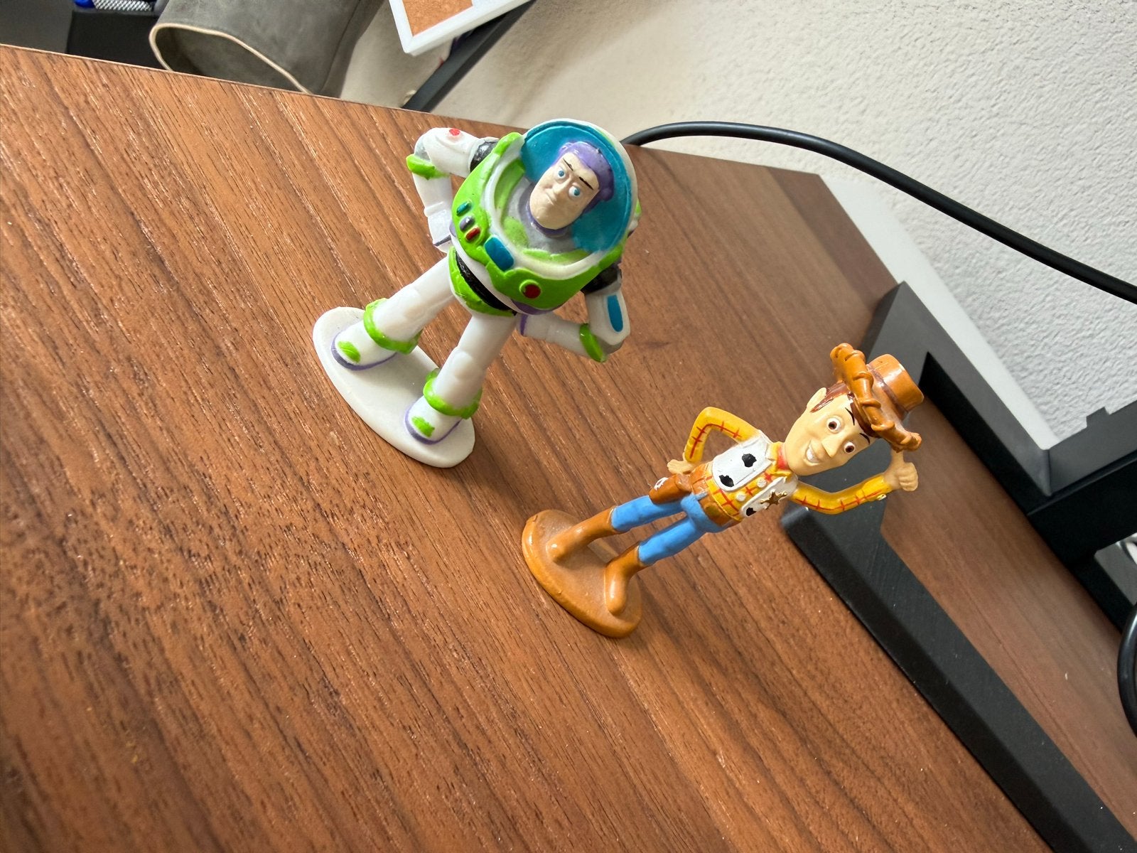 Toy Story Buzz Lightyear en Woody beeldjes, Ophalen of Verzenden, Gebruikt