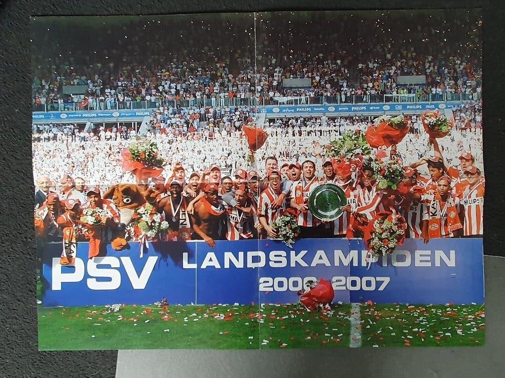 Poster PSV landskampioen, Ophalen of Verzenden, Zo goed als nieuw, PSV, Poster, Plaatje of Sticker