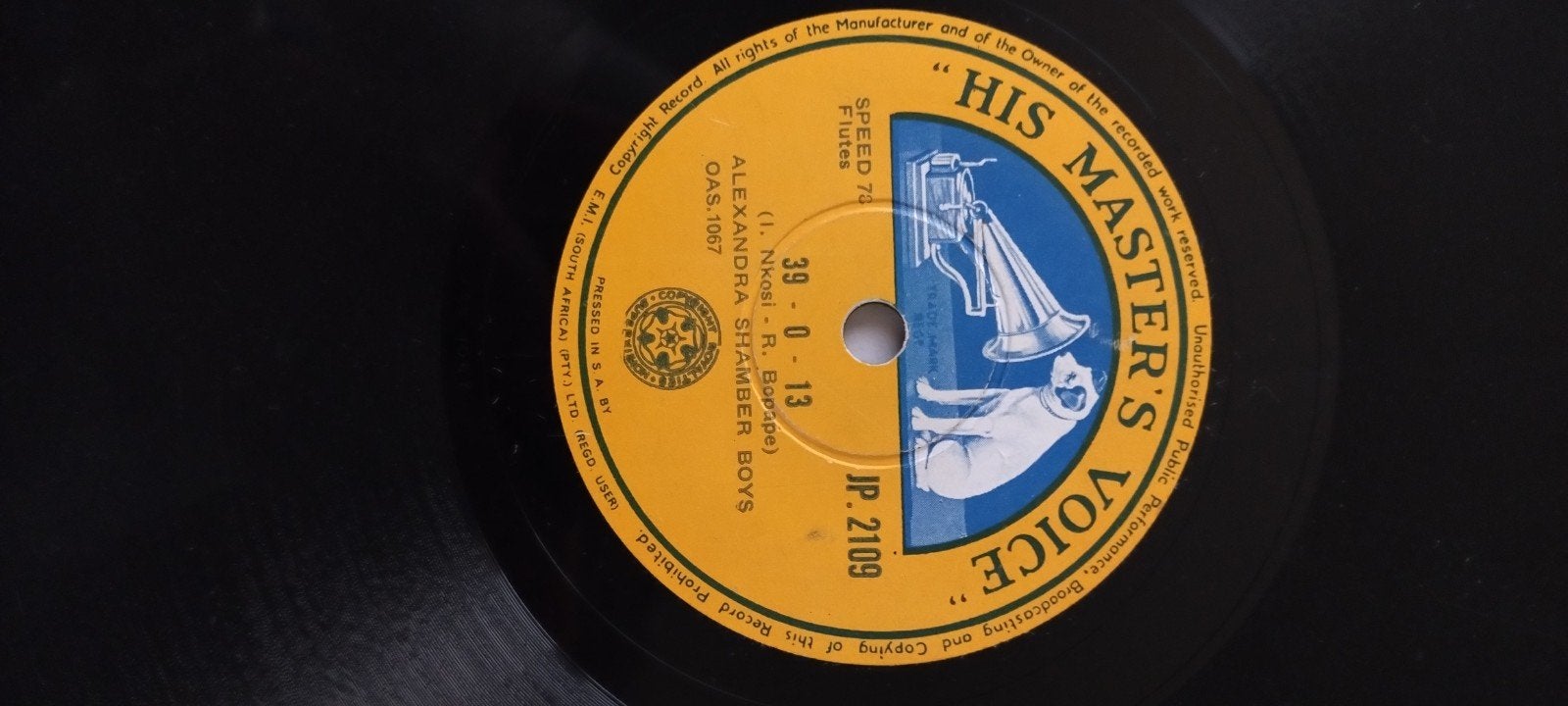 His Masters Voice JP, Ophalen of Verzenden, Gebruikt, Overige formaten