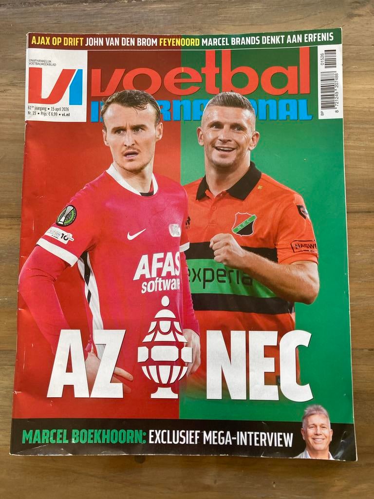 VI Voetbal International Bekerfinale AZ NEC Special gelezen, Boeken, Ophalen, Gelezen, Sport en Vrije tijd