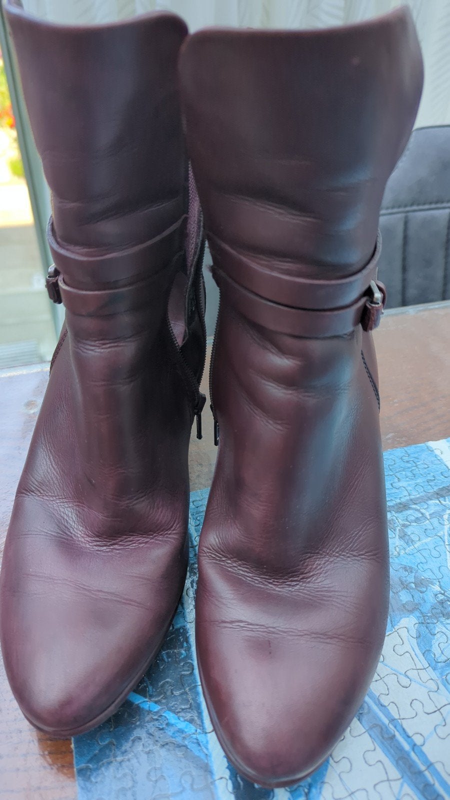 ECCO leren enkellaarzen maat 39, Kleding | Dames, Schoenen, Lage of Enkellaarzen, ECCO, Ophalen of Verzenden, Gedragen