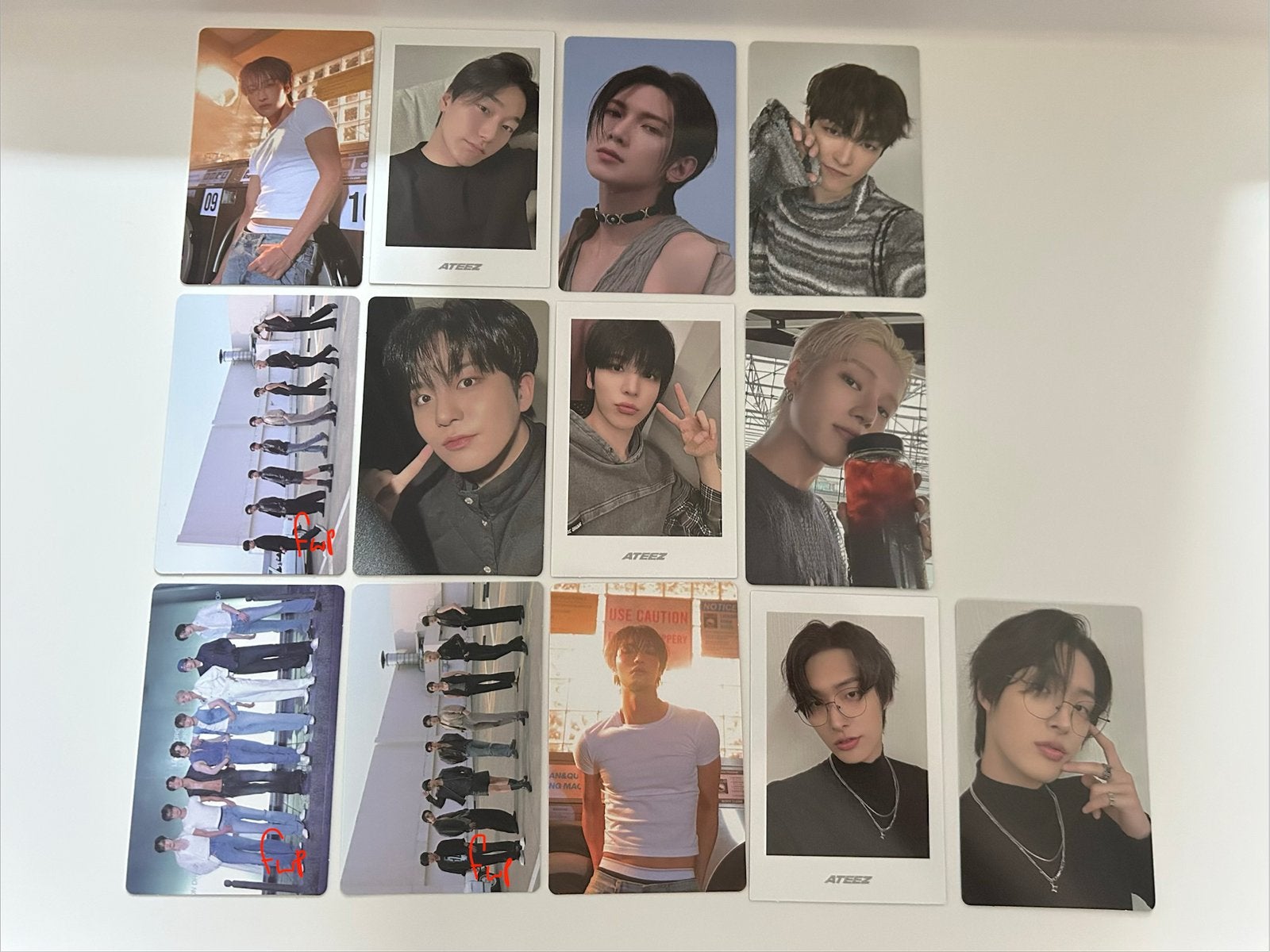 kpop ateez photocards, Ophalen of Verzenden, Zo goed als nieuw, Aziatisch