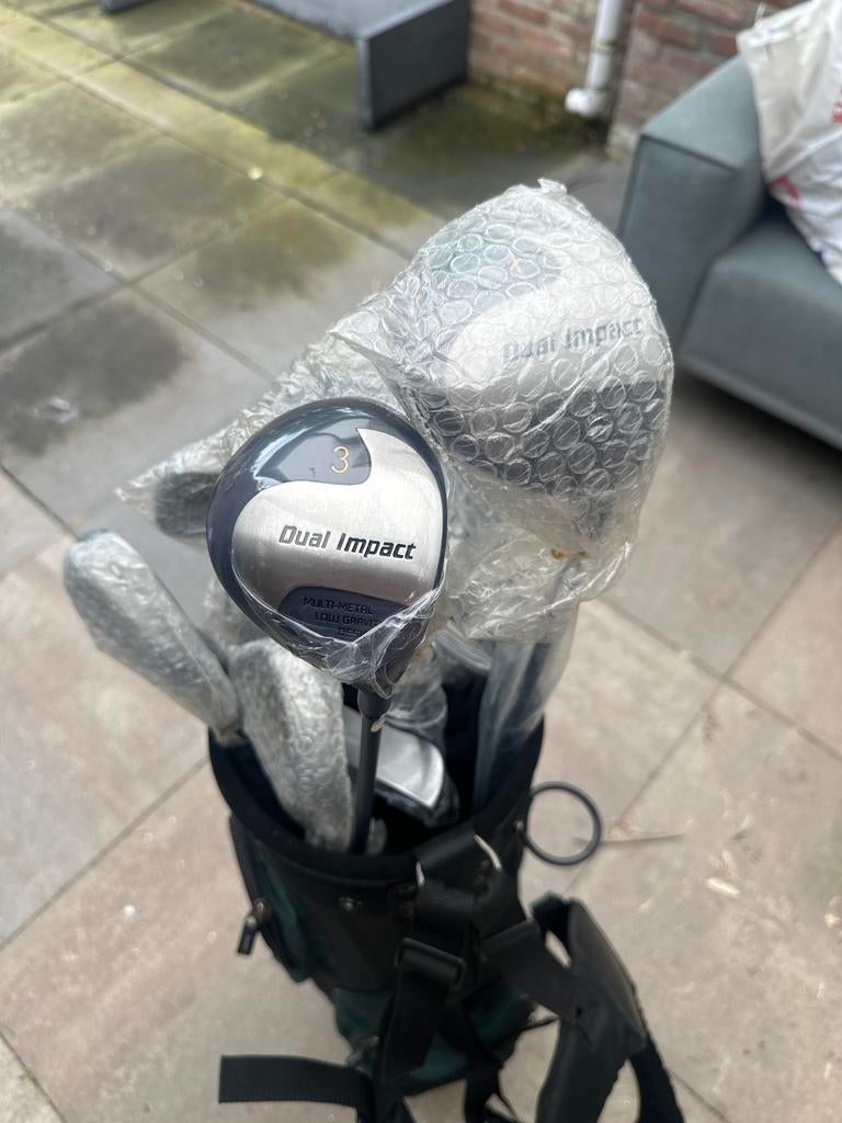 Dual Impact Golfset met Golftas en Golfkar, Ophalen of Verzenden, Nieuw, Set, Overige merken