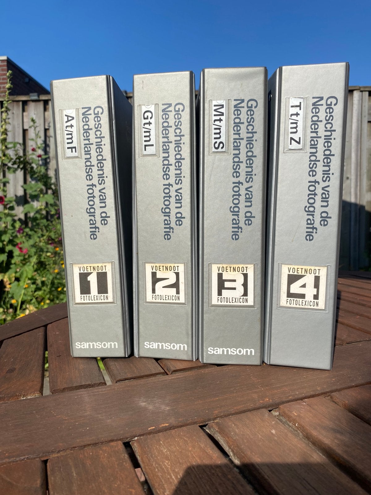 Geschiedenis van de Nederlandse fotografie. 4 delig lexicon, Ophalen, Zo goed als nieuw, Overige onderwerpen
