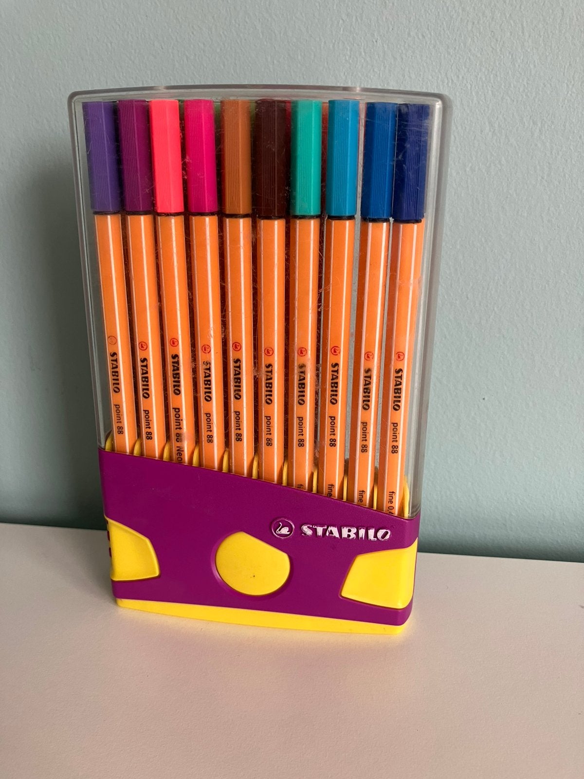 Stabilo Point 88 Colorparade met 20 fineliners in box, Ophalen of Verzenden, Gebruikt, Potlood of Stift
