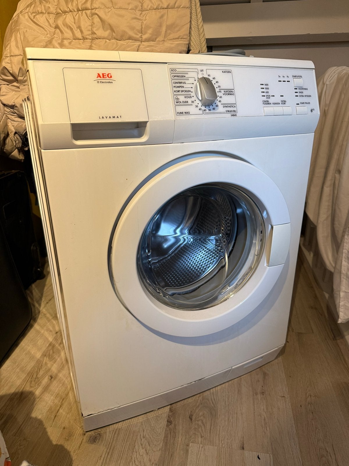 Gratis - AEG Lavamat Wasmachine, Ophalen, Gebruikt, Voorlader, Kort programma