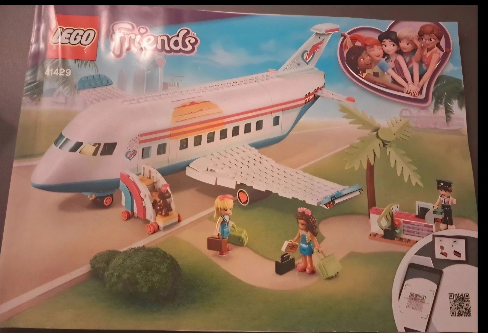 Lego Friends 41429 Vliegtuig Heartlake City, Kinderen en Baby's, Gebruikt, Inclusief instructies, Lego, Friends