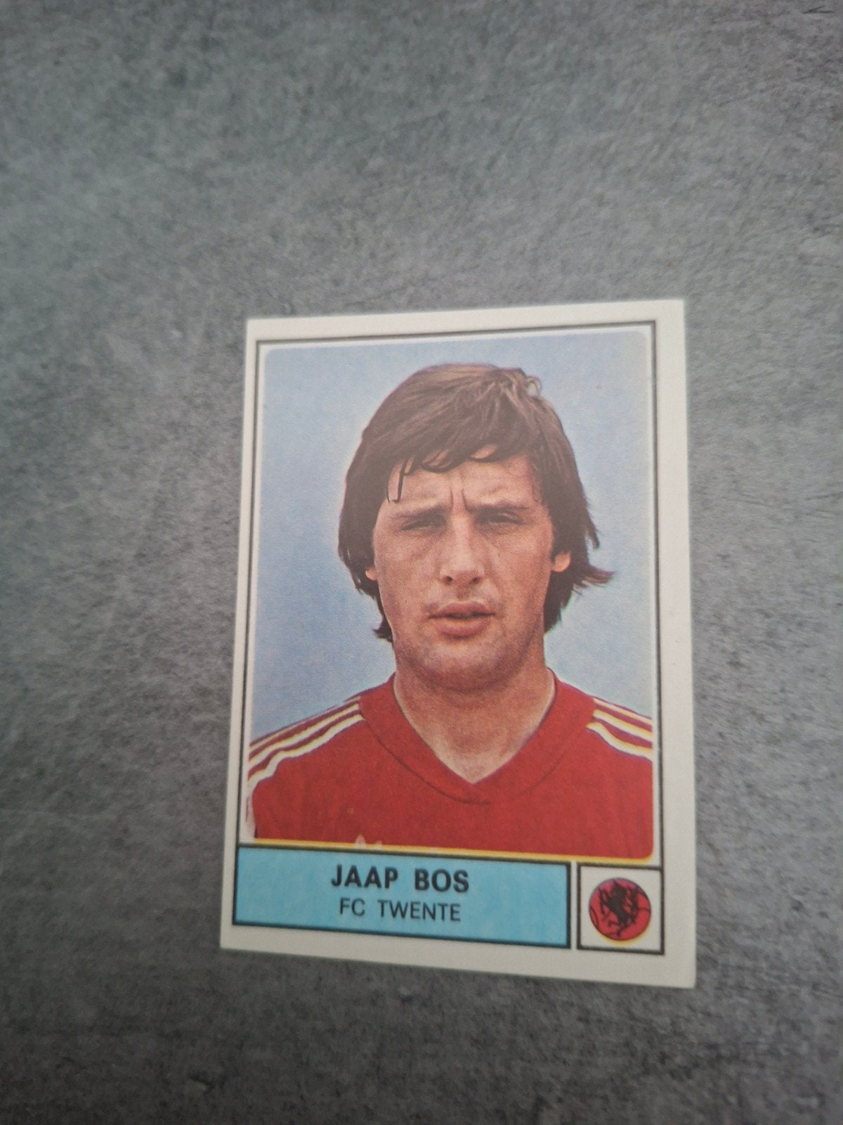 Panini sticker Voetbal 78. Jaap Bos FC Twente., Ophalen of Verzenden, Zo goed als nieuw, Sticker