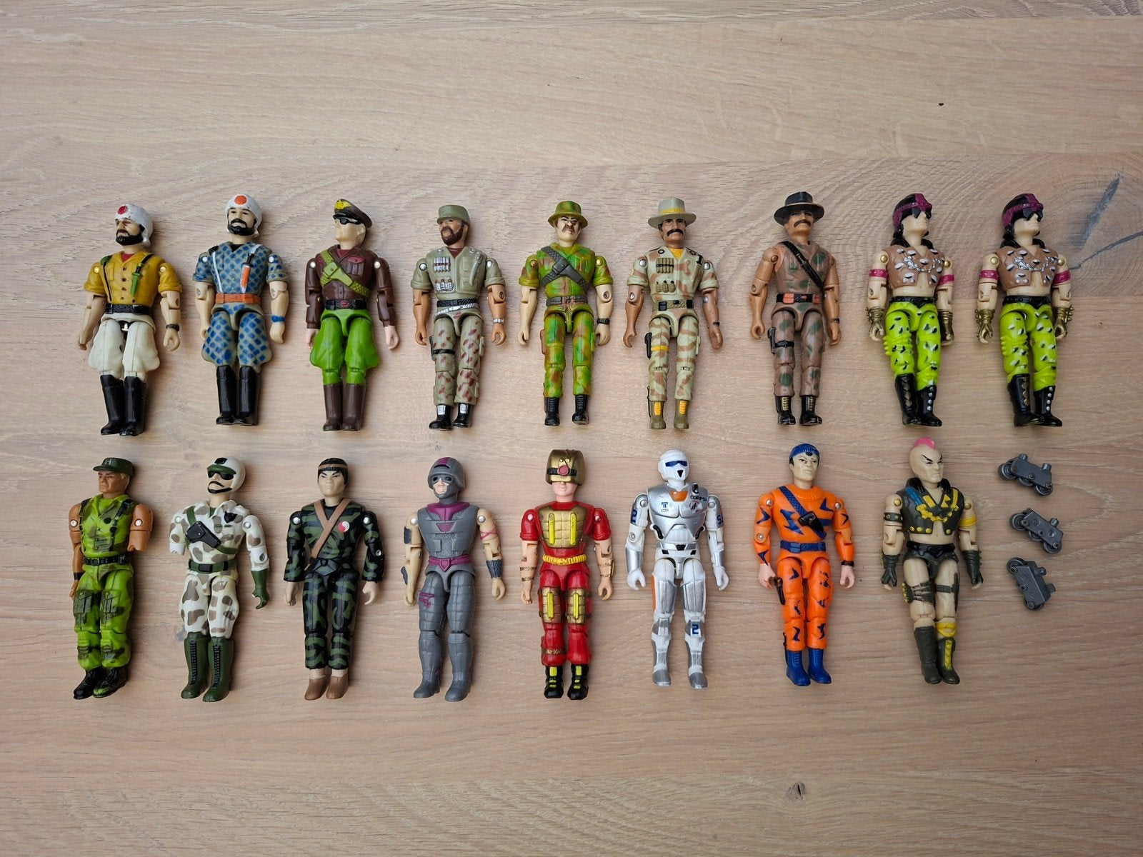 Collectie Lanard the Corps Vintage Actiefiguren - Jaren '80, Ophalen of Verzenden, Gebruikt