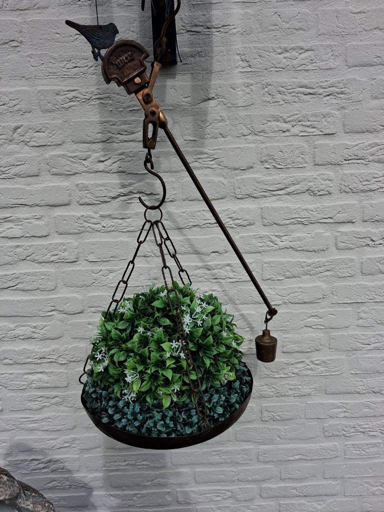 Koperen antieken plantenhanger, Ophalen of Verzenden