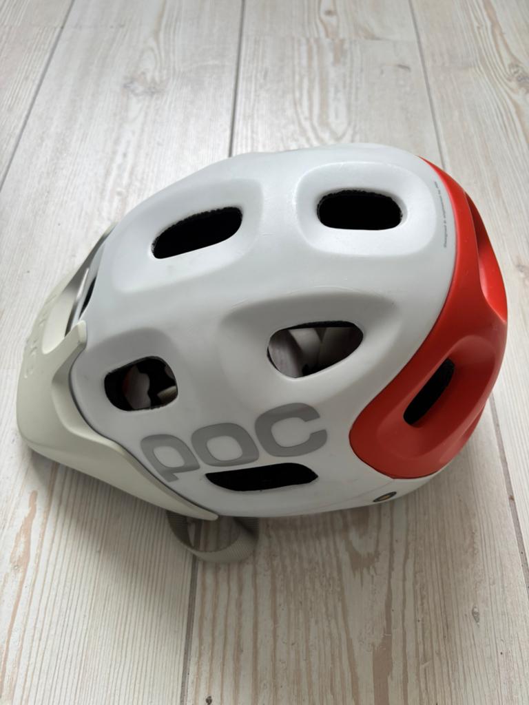 POC Fietshelm Helm Oranje Maat M L Trabec Race MTB ATB, Ophalen of Verzenden, Zo goed als nieuw, M, Heer of Dame