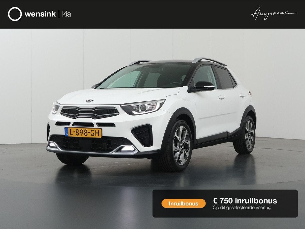 Kia Stonic 1.0 T-GDi MHEV GT-Line | Stoel/Stuurwielverwarmin, Auto's, Voorwielaandrijving, Euro 6, Leder en Stof, Origineel Nederlands