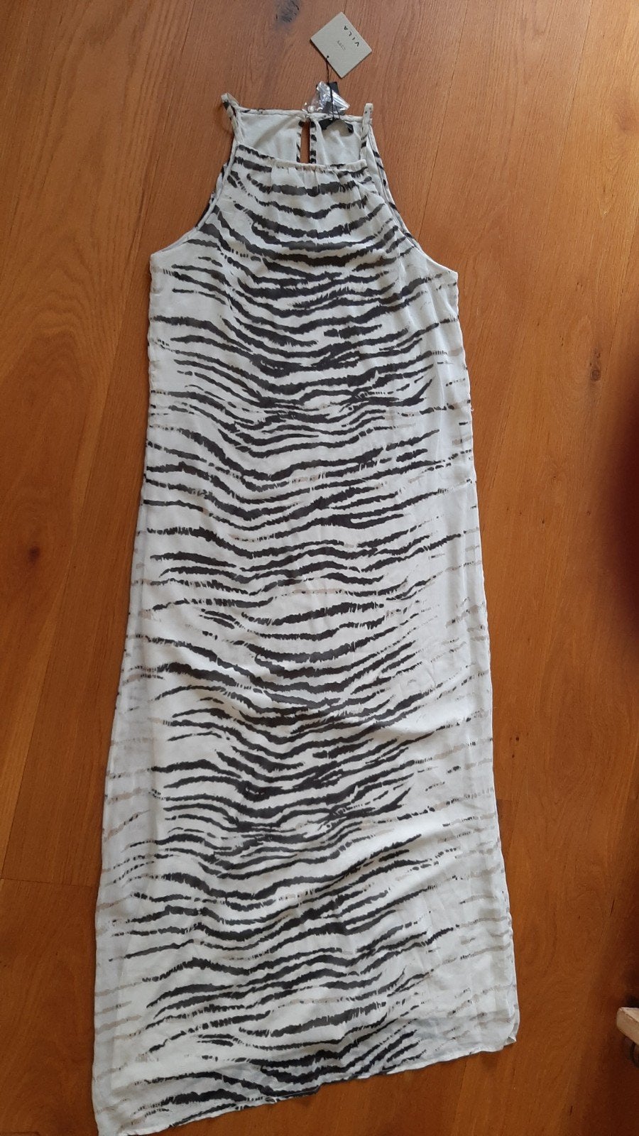 VILA Zebraprint Jurk - Nieuw met kaartjes, Maat 38/40 (M), VILA, Wit, Nieuw