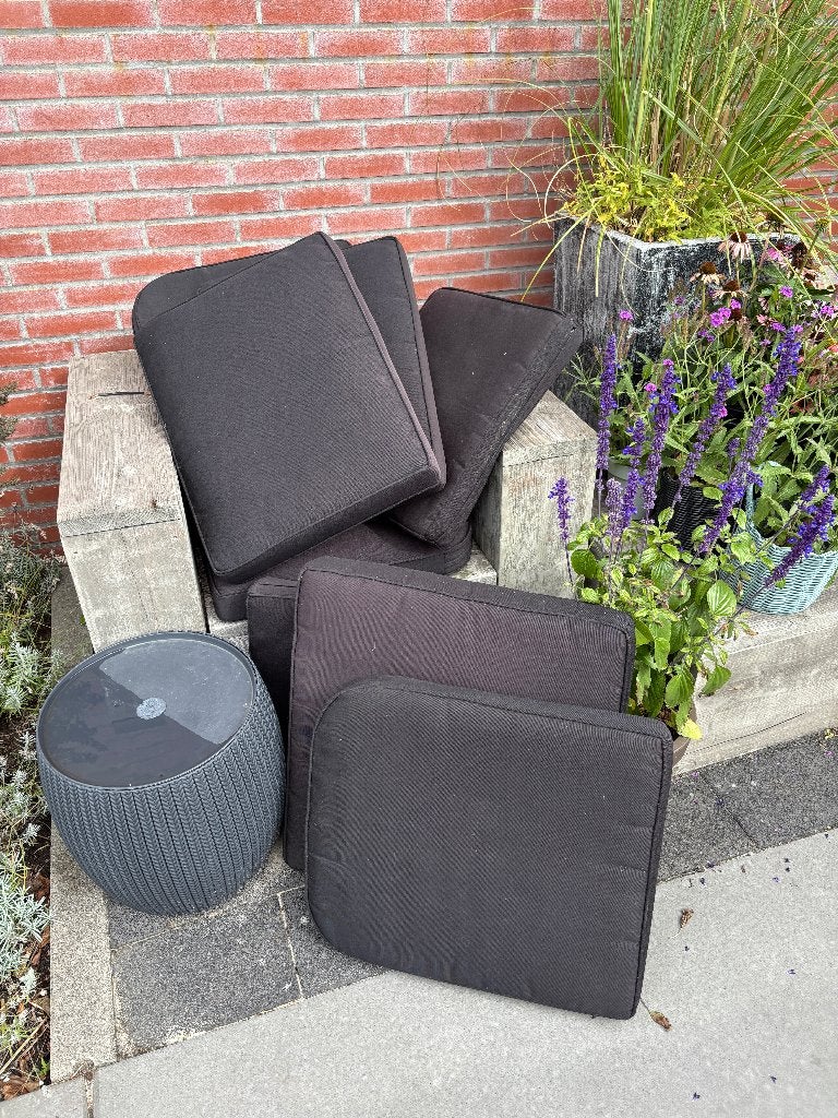 Stoel- en bankkussens tuin, Tuin en Terras, Ophalen, Gebruikt
