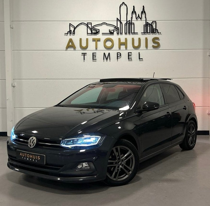 Volkswagen Polo 1.0 TSI Comfortline Nap Airco Cruise Pano Le, Auto's, Voorwielaandrijving, Stof, Euro 6, 23 km/l