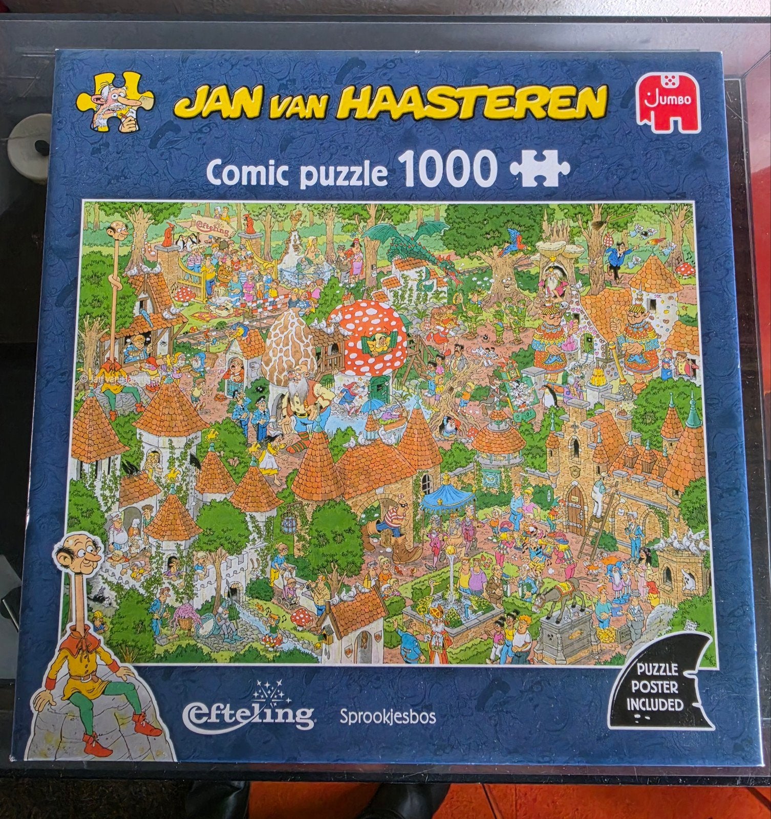 Efteling puzzel sprookjesbos Jan van Haasteren., Ophalen of Verzenden, Zo goed als nieuw, Overige typen